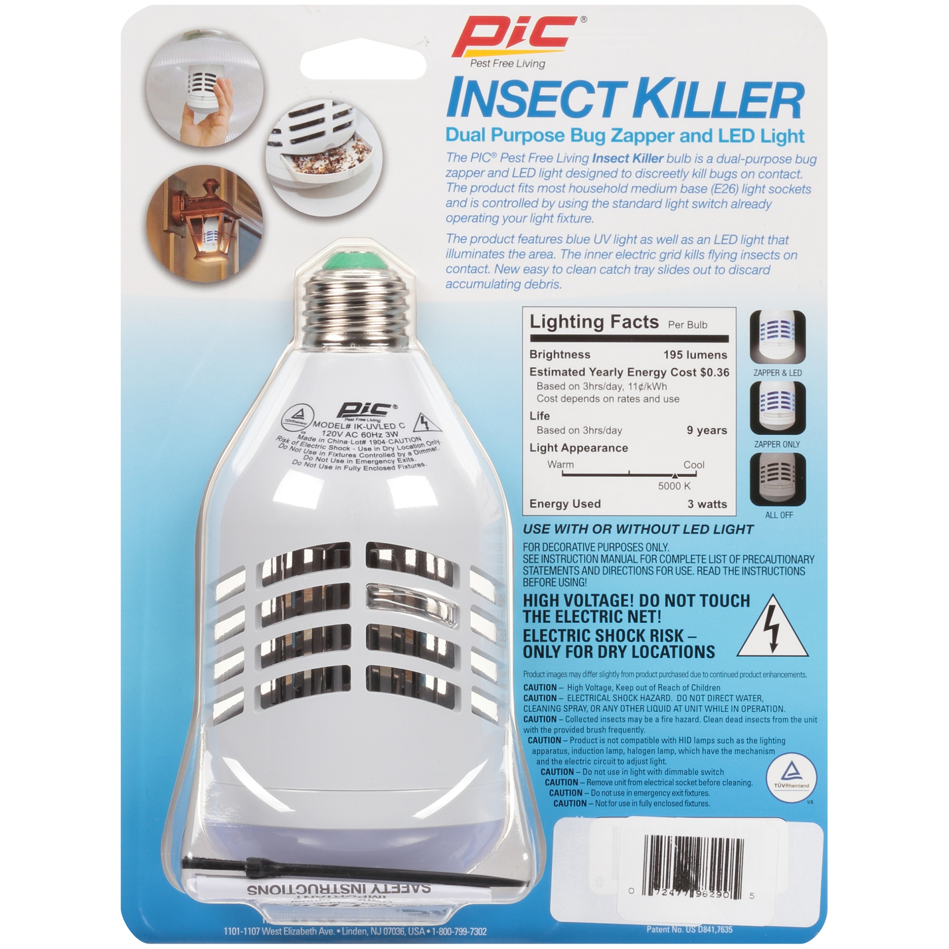 slide 6 of 6, Bugables Insect Killer Led Bulb, 1 ct