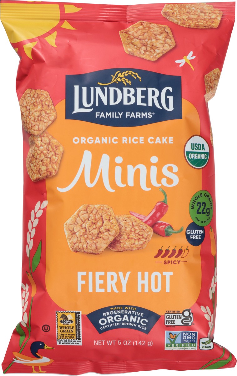 slide 2 of 14, Lundberg Family Farms Organic Fiery Hot Rice Cake 5 oz, 5 oz