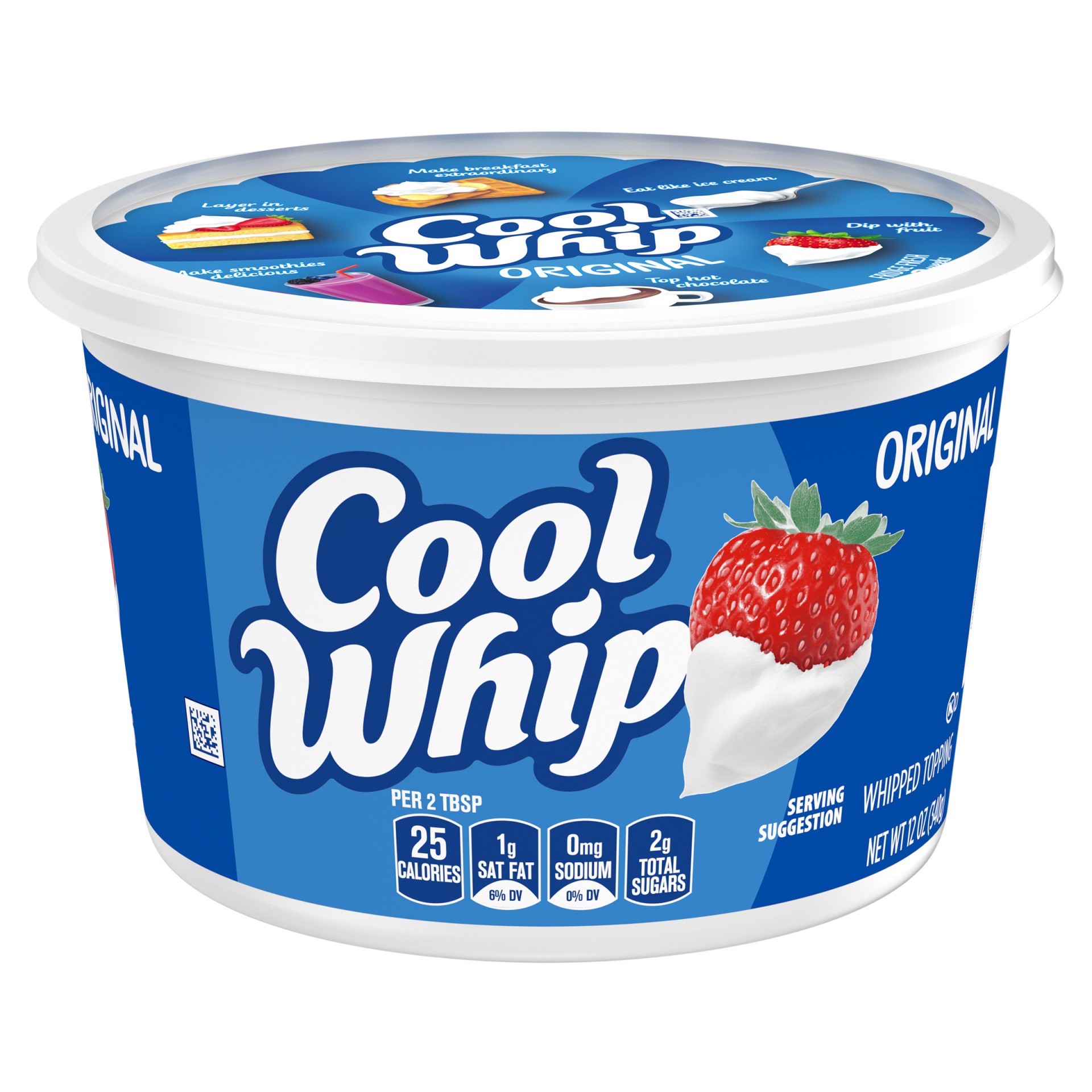 slide 5 of 6, Cool Whip Original Whipped Topping, 12 oz Tub, 12 oz