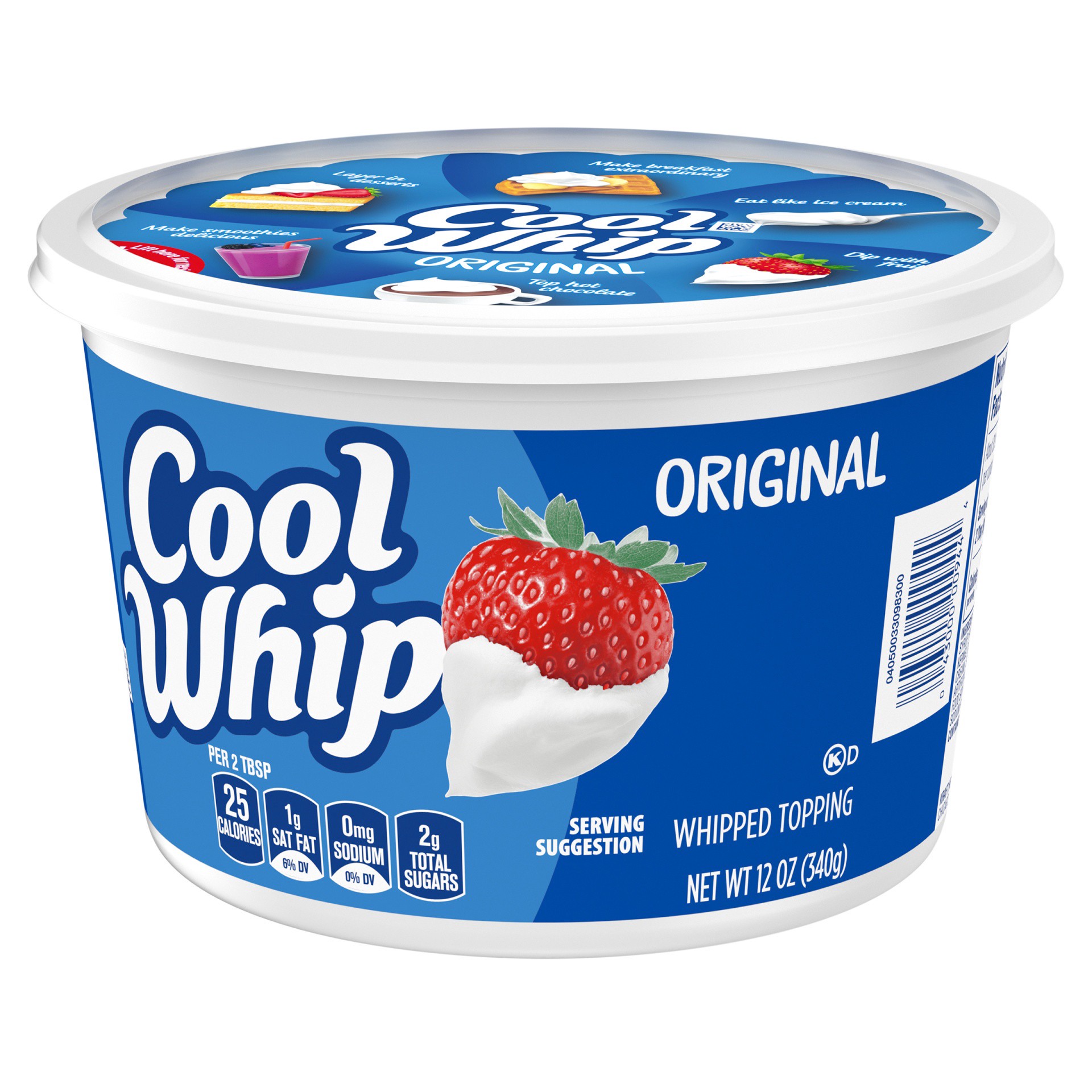slide 6 of 6, Cool Whip Original Whipped Topping, 12 oz Tub, 12 oz
