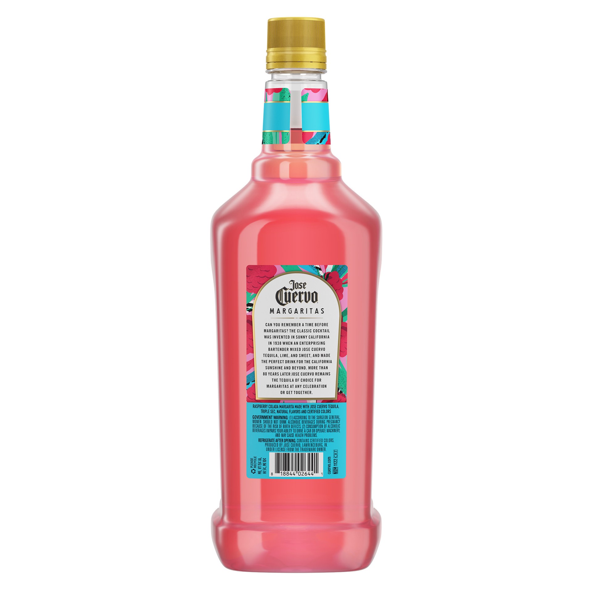 slide 3 of 10, Jose Cuervo Raspberry Colada Cocktail Mixer 1.75 l, 1.75 liter