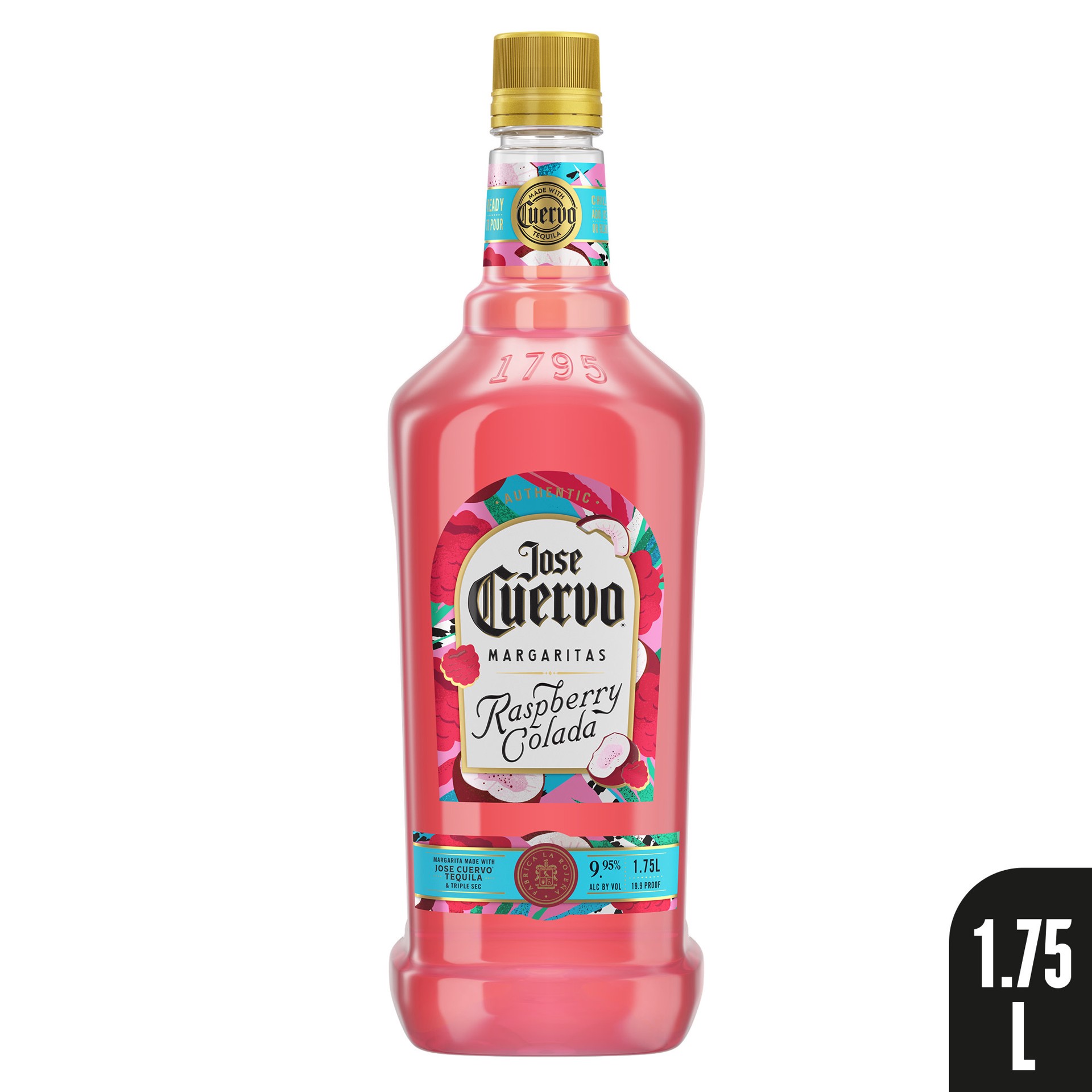 slide 9 of 10, Jose Cuervo Raspberry Colada Cocktail Mixer 1.75 l, 1.75 liter