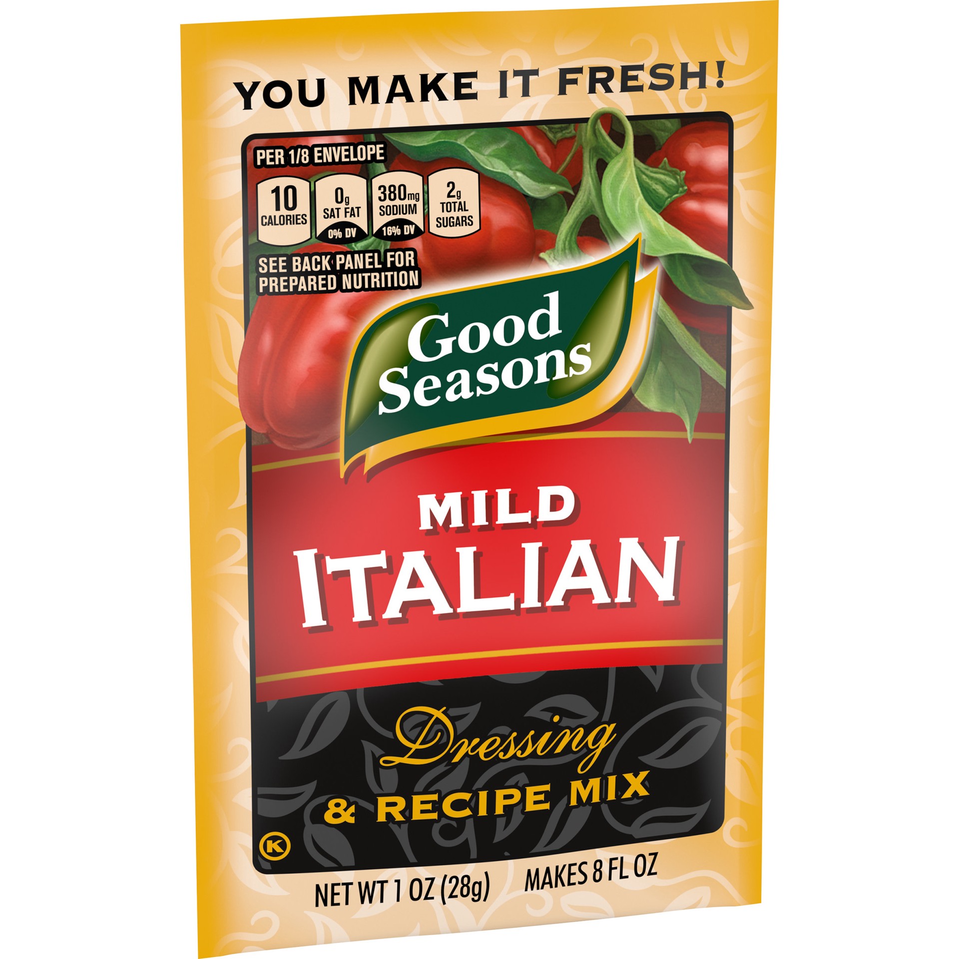 slide 5 of 5, Good Seasons Mild Italian Dressing & Recipe Seasoning Mix, 1 oz Packet, 1 oz