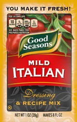 Good Seasons Mild Italian Dry Salad Dressing and Recipe Mix, 1 oz Packet