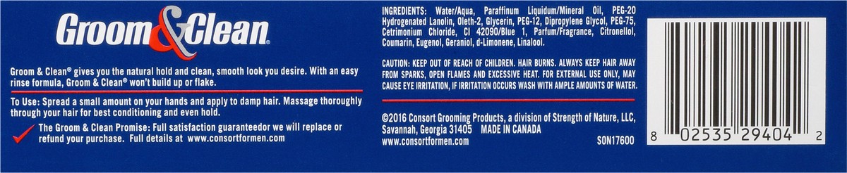 slide 11 of 11, Groom & Clean Greaseless Hair Control 127 g, 127 g