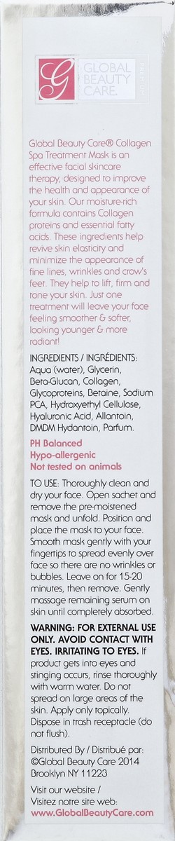 slide 2 of 5, Global Beauty Care Spa Treatment Mask 5 ea, 5 ct