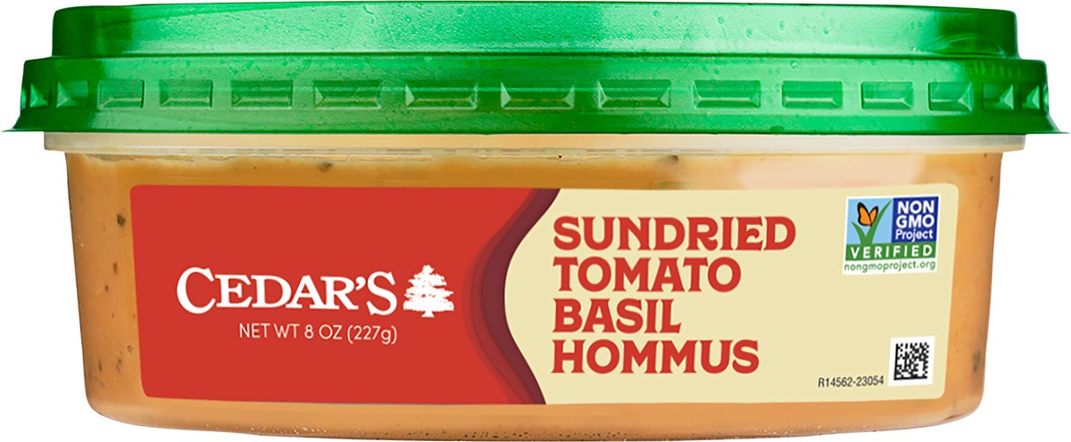 slide 3 of 4, Cedar's Foods Sundried Tomato Basil Hommus, 8 oz