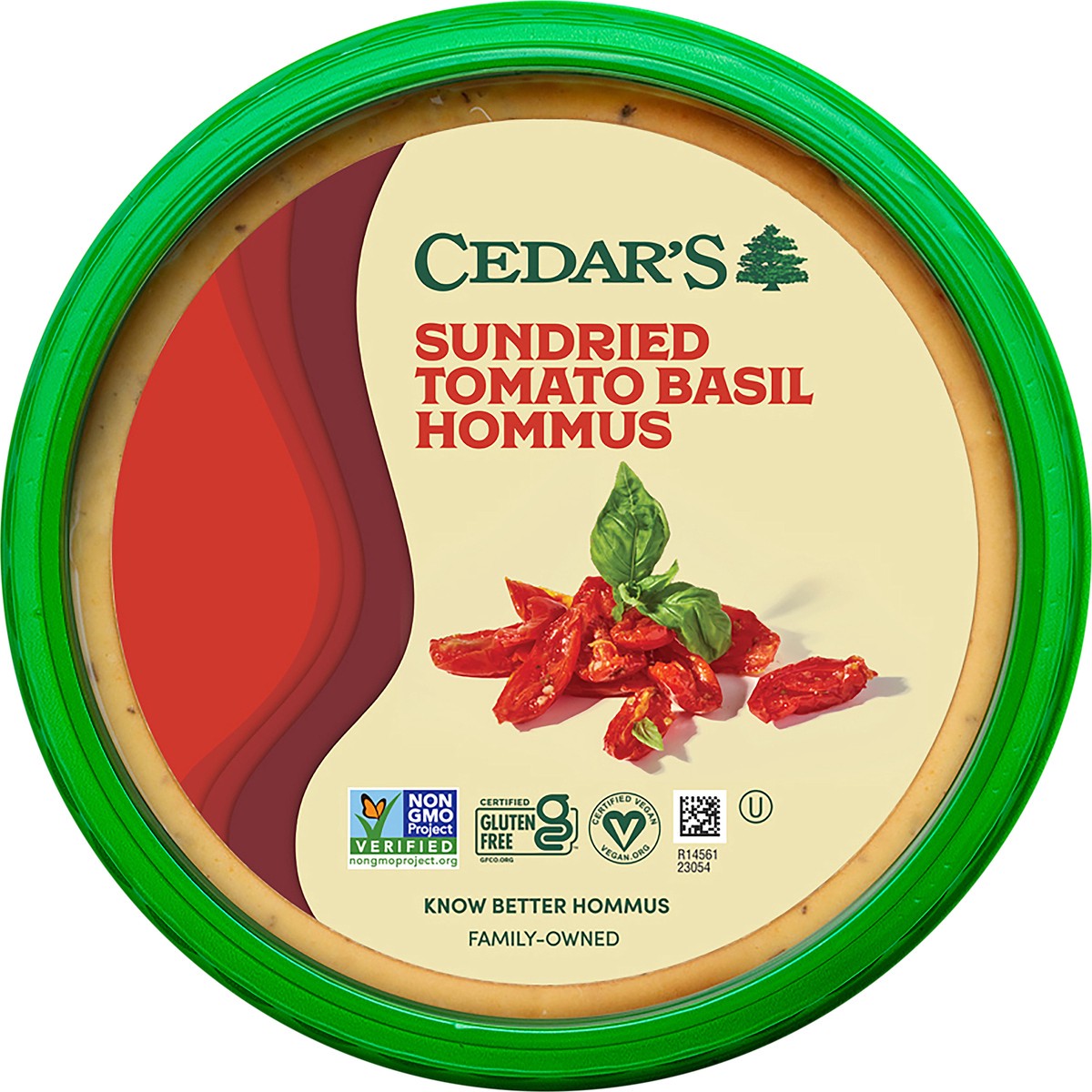 slide 4 of 4, Cedar's Foods Sundried Tomato Basil Hommus, 8 oz