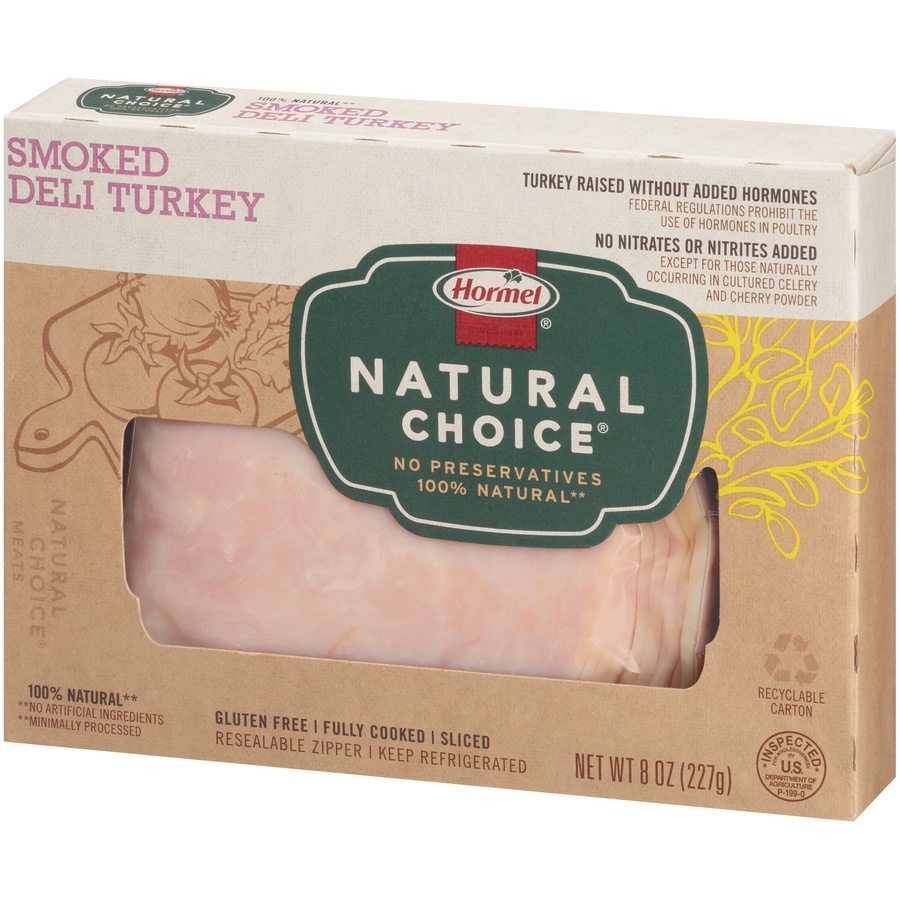 Hormel Natural Choice Sliced Smoked Deli Turkey 8 oz Shipt