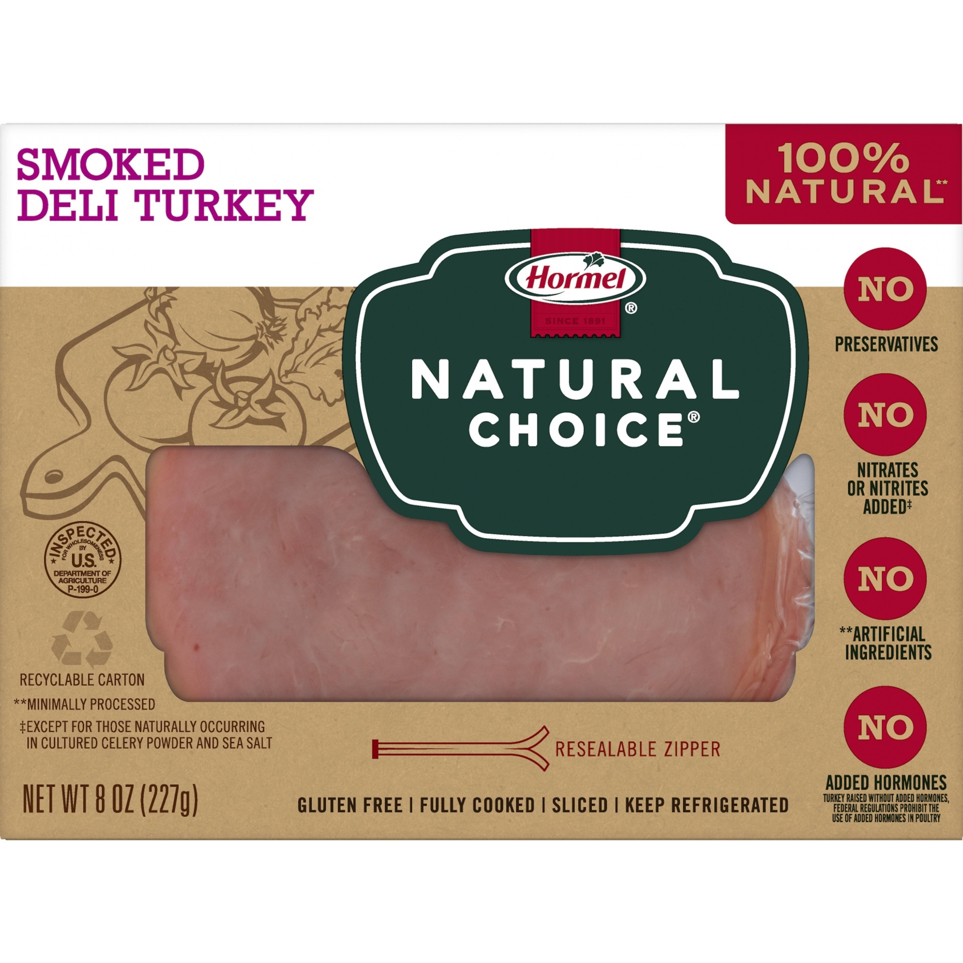 Hormel Natural Choice Sliced Smoked Deli Turkey 8 oz Shipt
