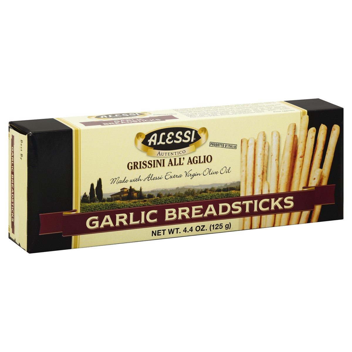 slide 5 of 5, Alessi Garlic Breadsticks, 4.4 oz