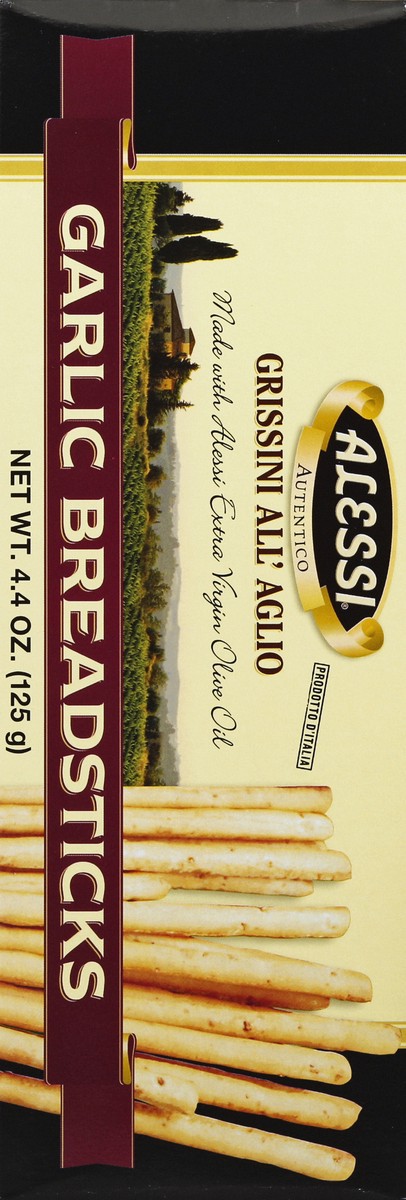 slide 3 of 5, Alessi Garlic Breadsticks, 4.4 oz