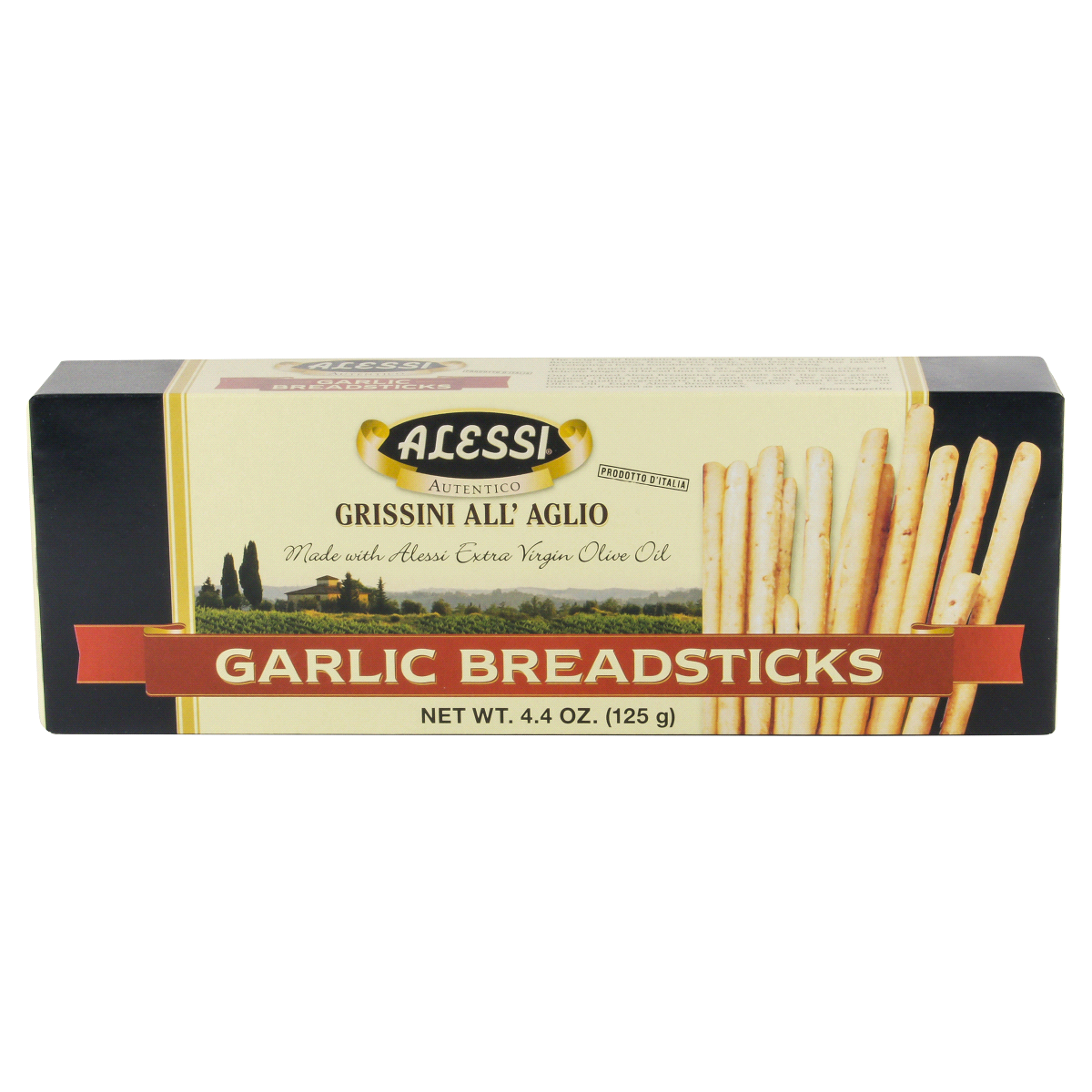 slide 1 of 4, Alessi Garlic Breadsticks, 4.4 oz