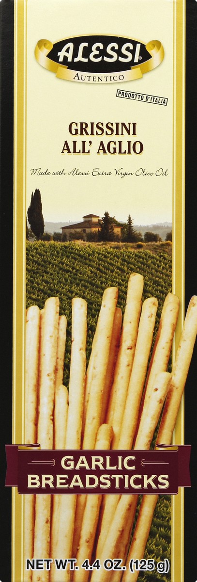 slide 1 of 5, Alessi Garlic Breadsticks, 4.4 oz