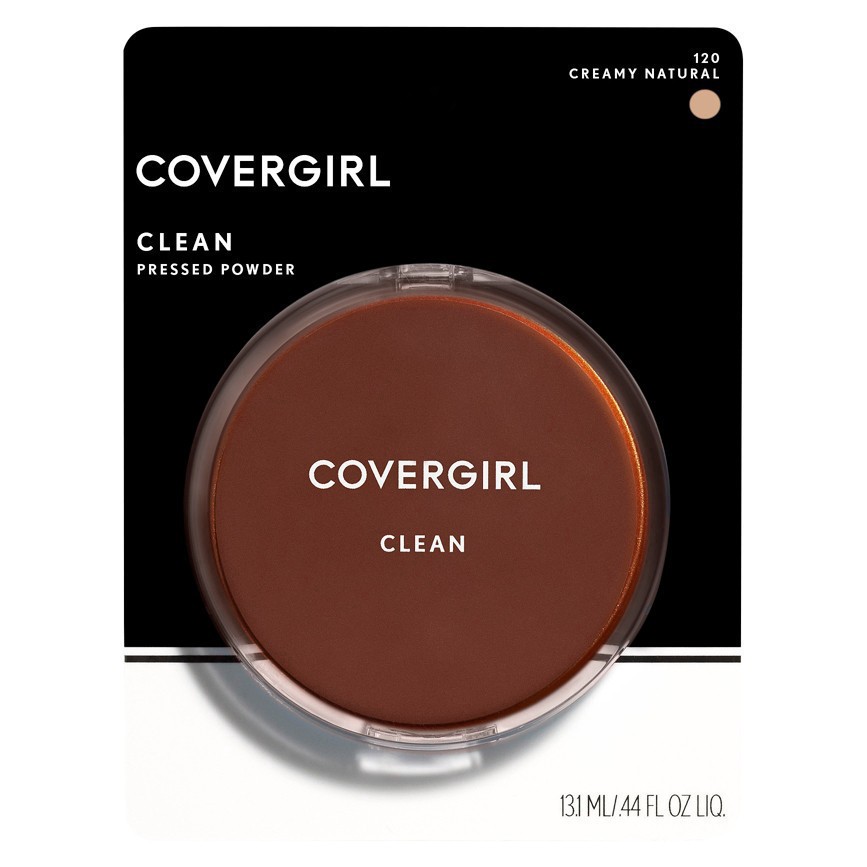 slide 31 of 34, Covergirl Clean Pressed Powder, Creamy Natural, Lasting Setting Powder, 0.39 oz , Won't Clog Pores, Hypoallergenic, Dermatologist Tested, Shine-Free Formula, Smooth and Natural, 11 g
