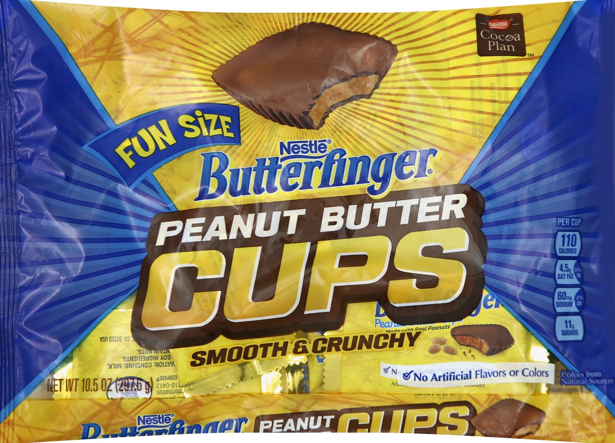 slide 7 of 8, Butterfinger Peanut Butter Cups Fun Size, 9 oz