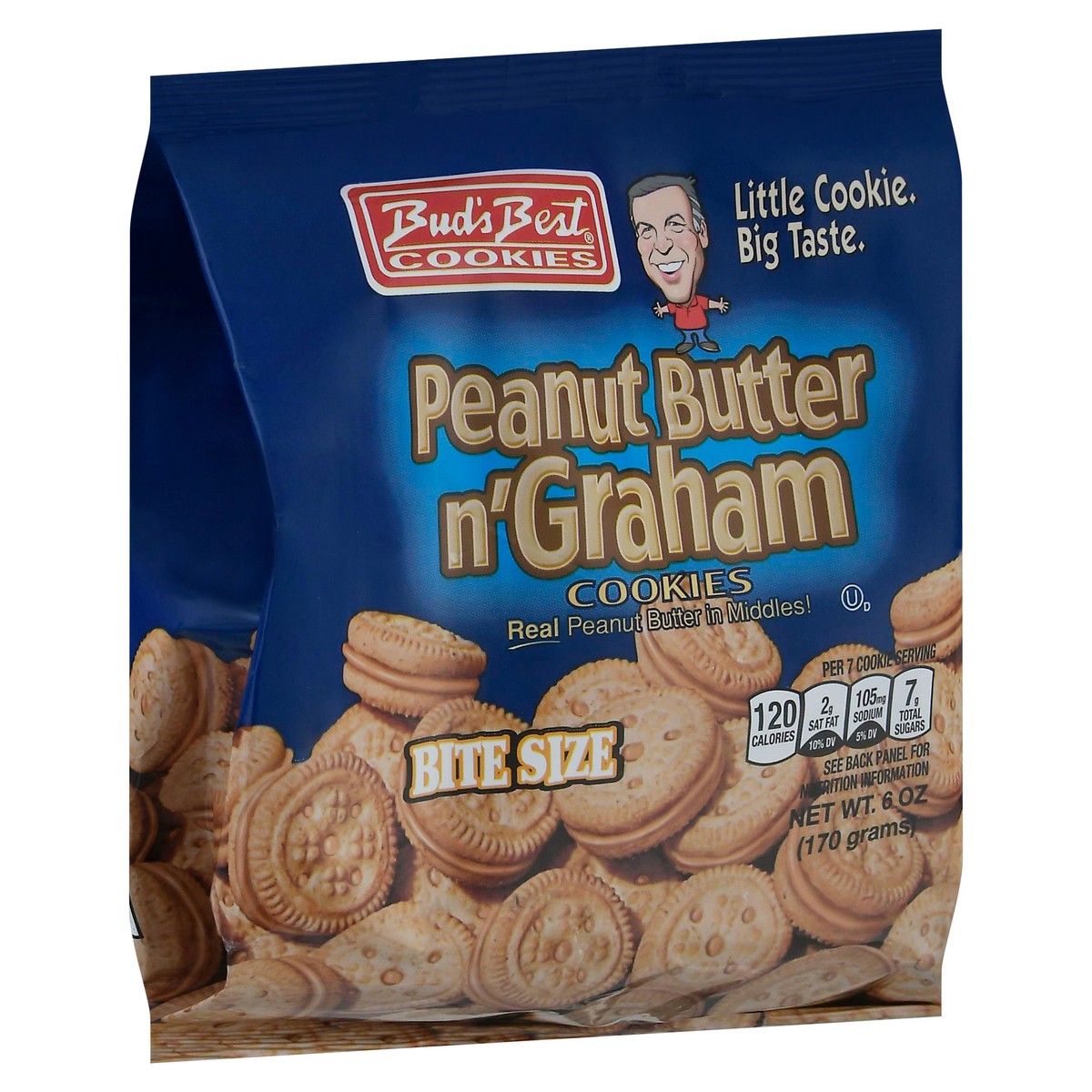 slide 13 of 14, Bud's Best Bite Size Peanut Butter n'Graham 6 oz, 6 oz