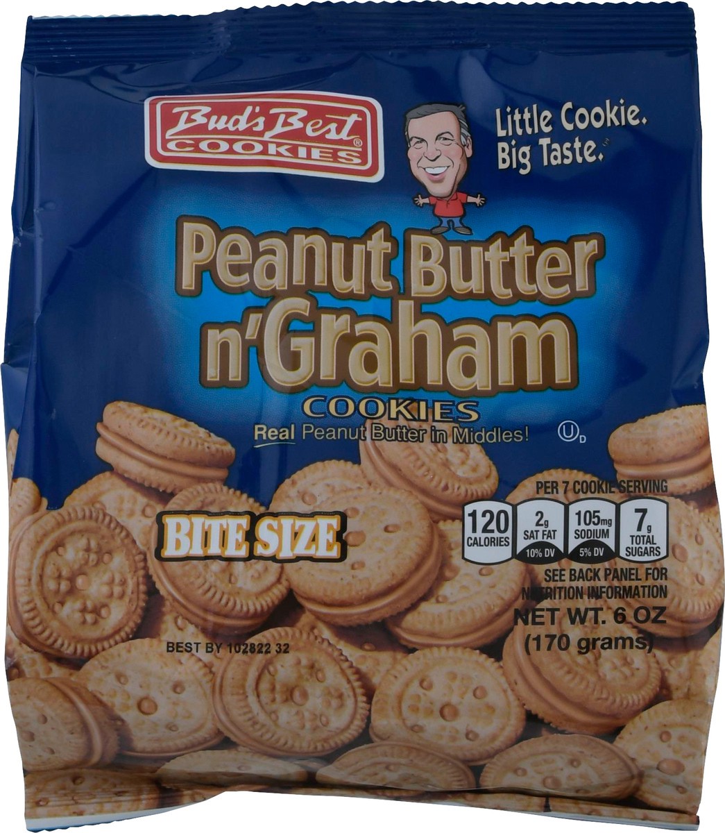 slide 12 of 14, Bud's Best Bite Size Peanut Butter n'Graham 6 oz, 6 oz