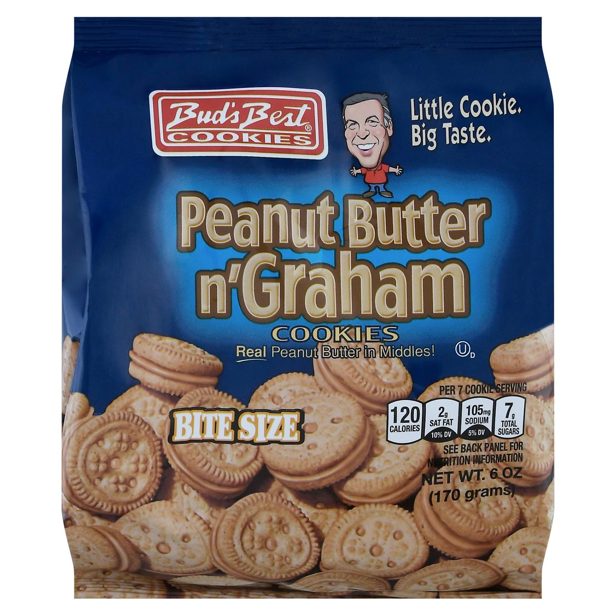 slide 7 of 14, Bud's Best Bite Size Peanut Butter n'Graham 6 oz, 6 oz