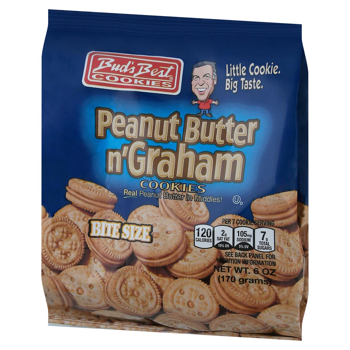 slide 14 of 14, Bud's Best Bite Size Peanut Butter n'Graham 6 oz, 6 oz