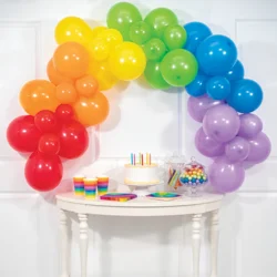 Rainbow Balloon Arch Kit 6 ft