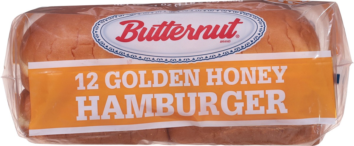 slide 7 of 13, Butternut Golden Honey Hamburger Buns 12 ea, 12 ct