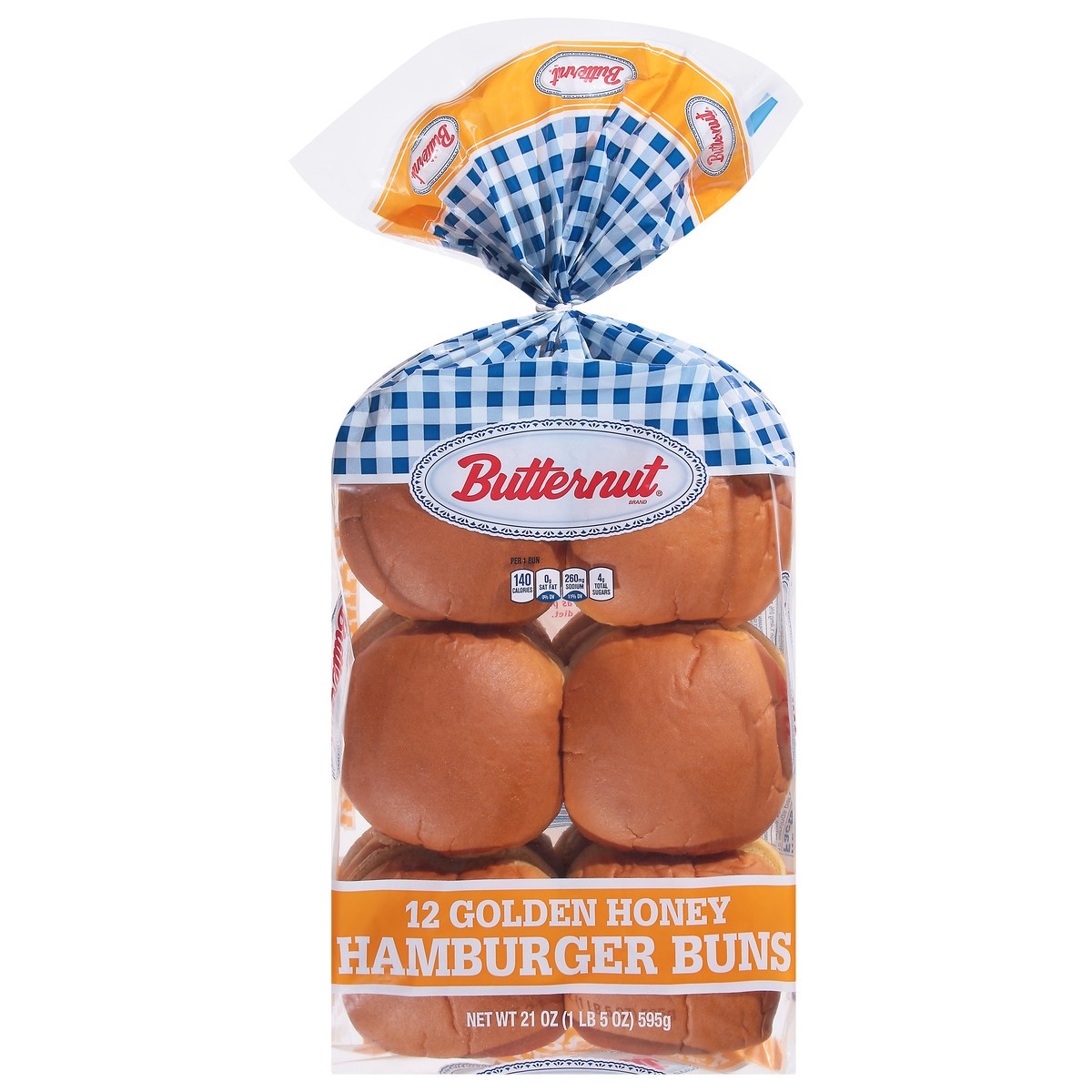 slide 1 of 13, Butternut Golden Honey Hamburger Buns 12 ea, 12 ct