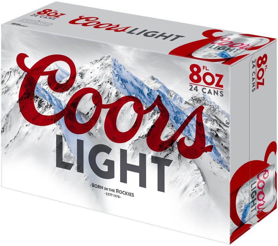 slide 3 of 6, Coors Light Beer, 24 ct; 8 fl oz