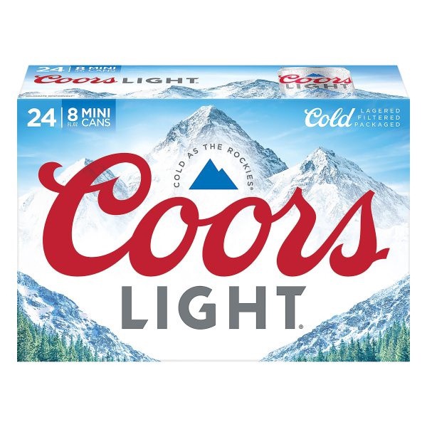 slide 1 of 6, Coors Light Beer, 24 ct; 8 fl oz