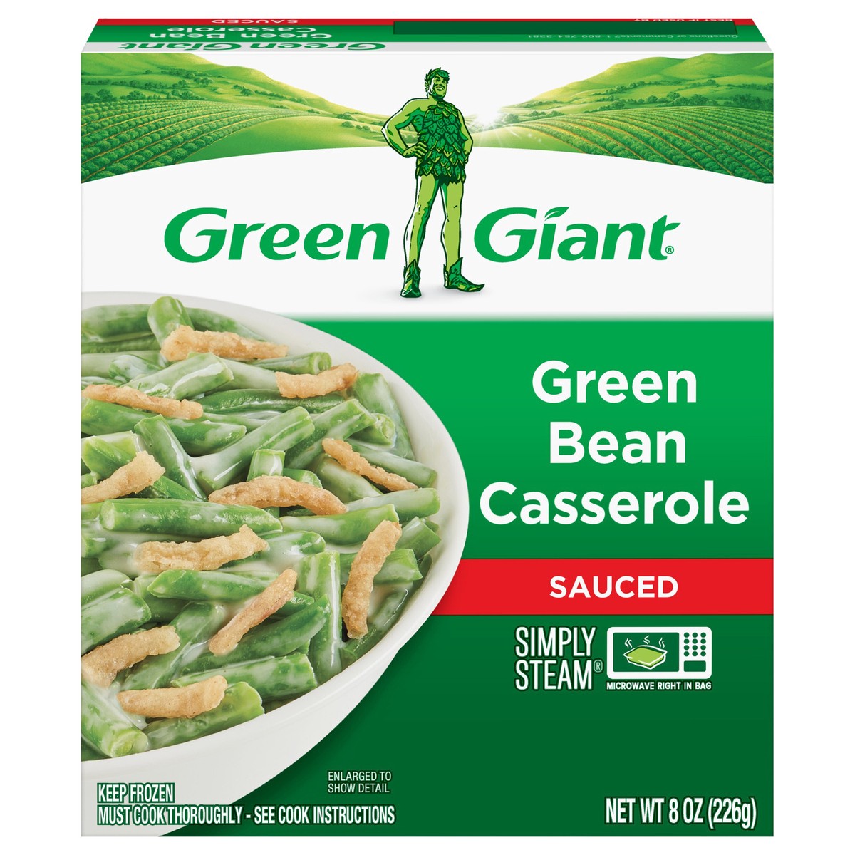 slide 1 of 9, Green Giant Sauced Green Bean Casserole 8 oz, 8 oz