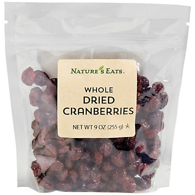 slide 1 of 1, Nature's Eats Whole Dried Cranberries, 9 oz