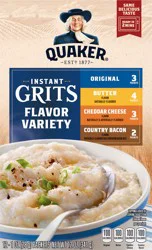 Quaker Instant Grits, Flavor Variety