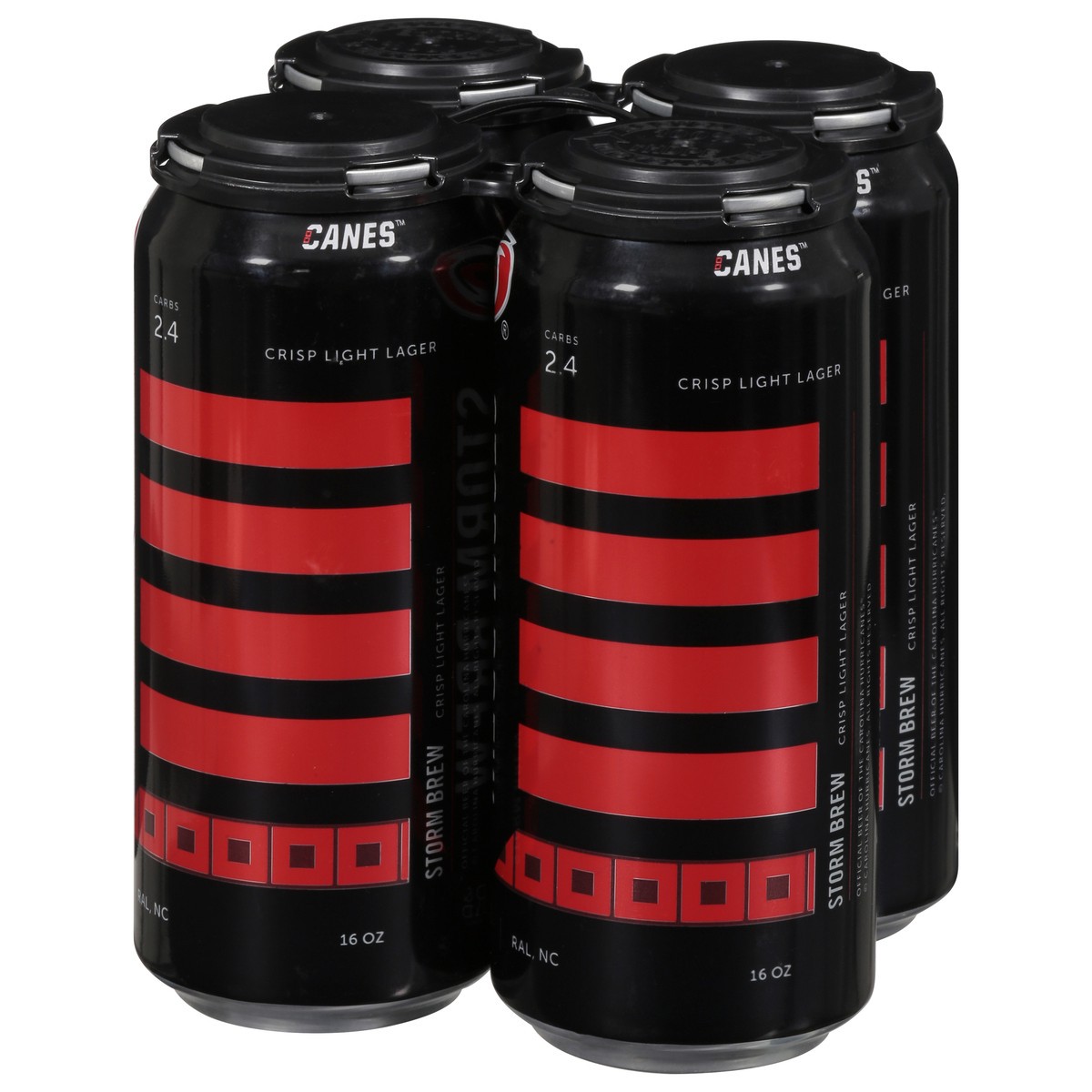 slide 9 of 10, R&D Brewing Canes Crisp Light Lager Storm Brew Beer 4 - 16 oz Cans, 4 ct; 16 oz