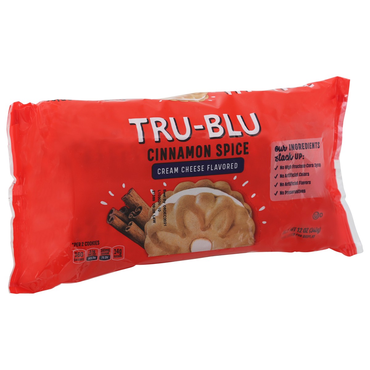 slide 13 of 13, Tru-Blu Cinnamon Spice Cream Cheese Flavored Cookies 12 oz, 12 oz