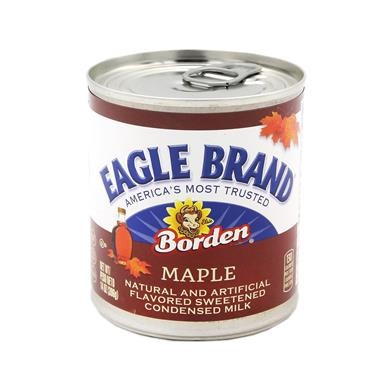 slide 1 of 1, Eagle Brand Borden Maple Flavored Sweetened Condensed Milk, 14 oz
