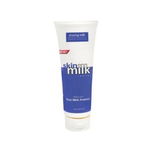 slide 1 of 1, Skin Milk Skinmilk Shaving Milk, 8 oz