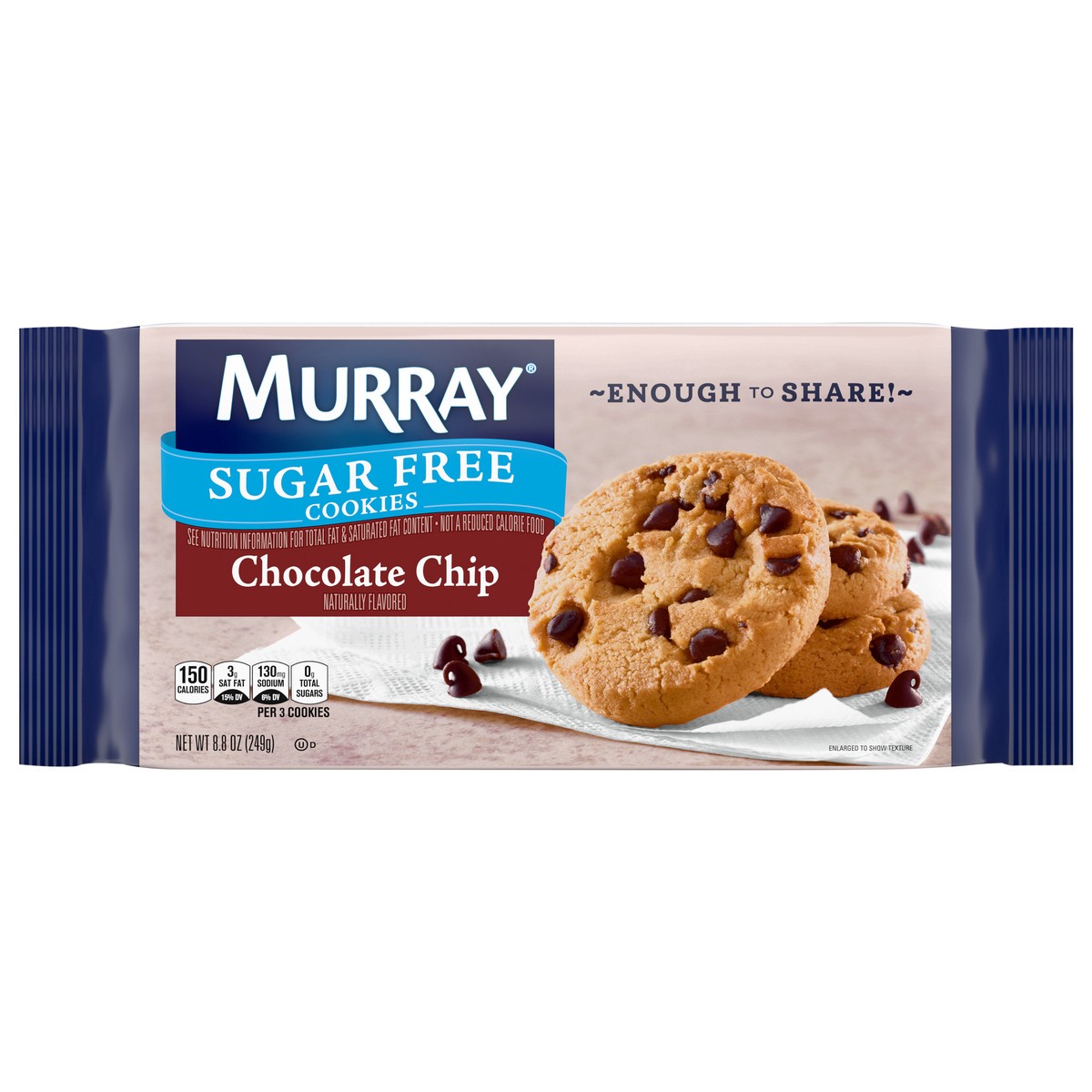 slide 1 of 7, Murray Sugar Free Chocolate Chip Cookies 8.8 oz, 8.8 oz
