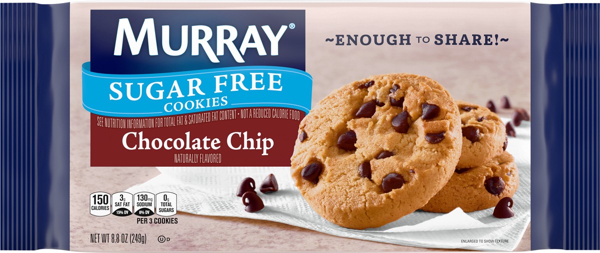 slide 4 of 7, Murray Sugar Free Chocolate Chip Cookies 8.8 oz, 8.8 oz