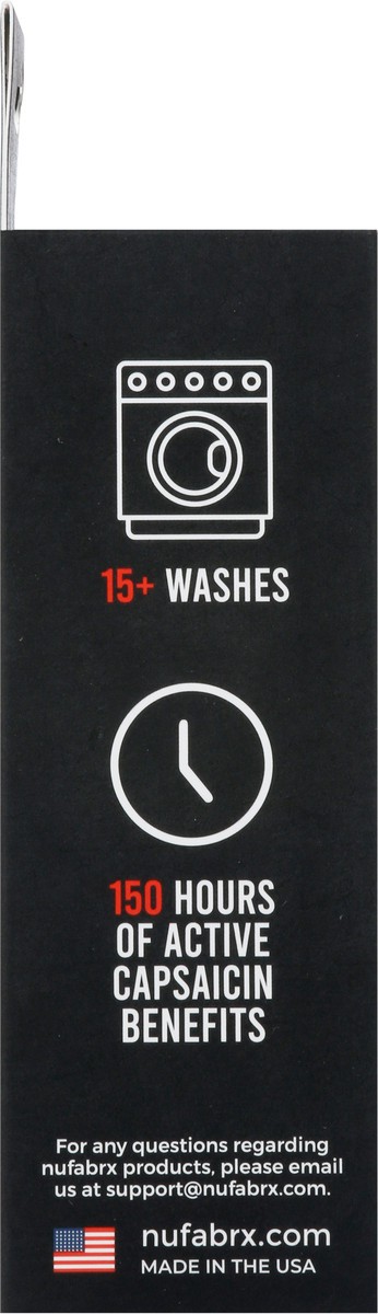 slide 13 of 13, Nufabrx Black Medicine Infused Leg Sleeve One Size Fits Most 1 ea, 1 ct