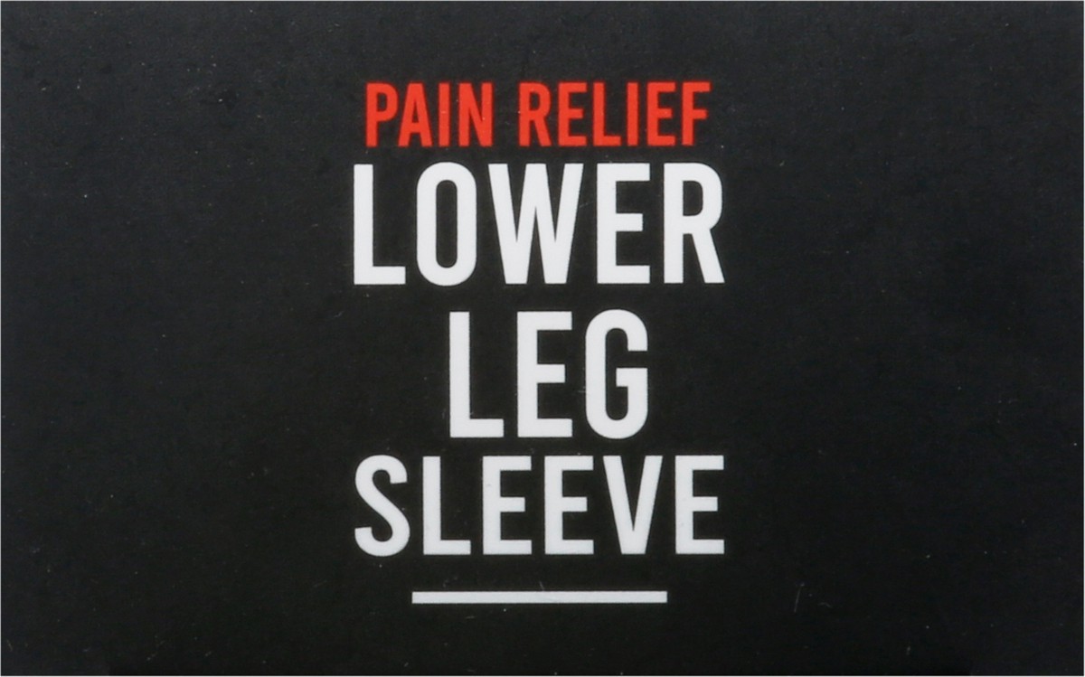 slide 2 of 13, Nufabrx Black Medicine Infused Leg Sleeve One Size Fits Most 1 ea, 1 ct