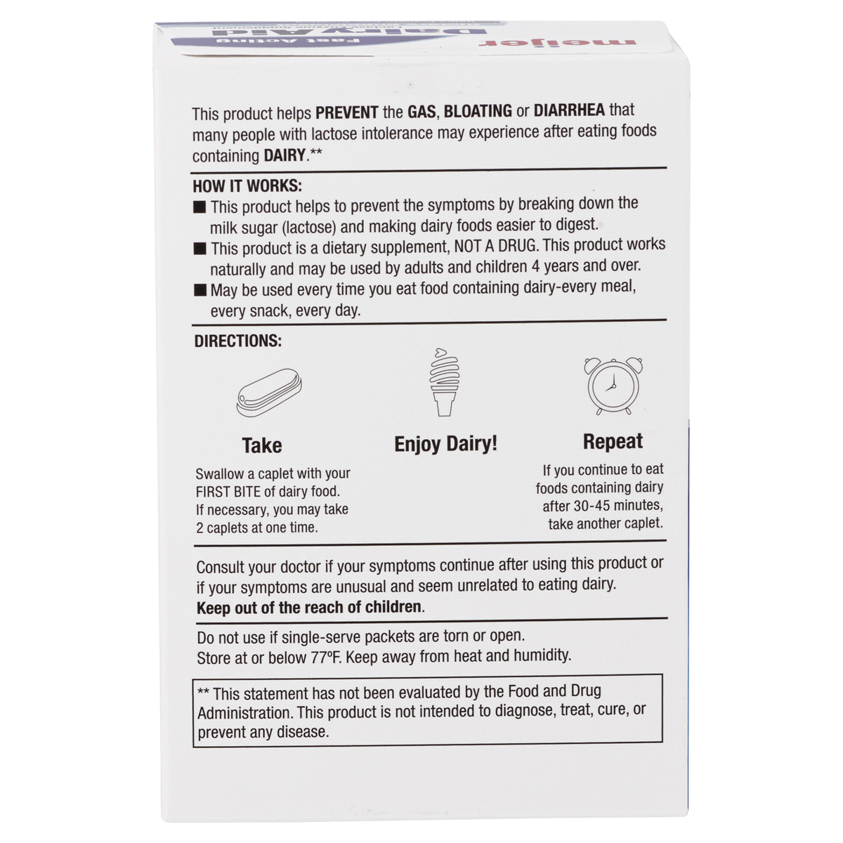 slide 2 of 3, Meijer Fast Acting Dairy Aid Digestive Supplement, 60 ct