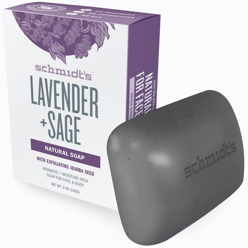 slide 1 of 1, Schmidt's Bar Soap Lavender & Sage, 5 oz