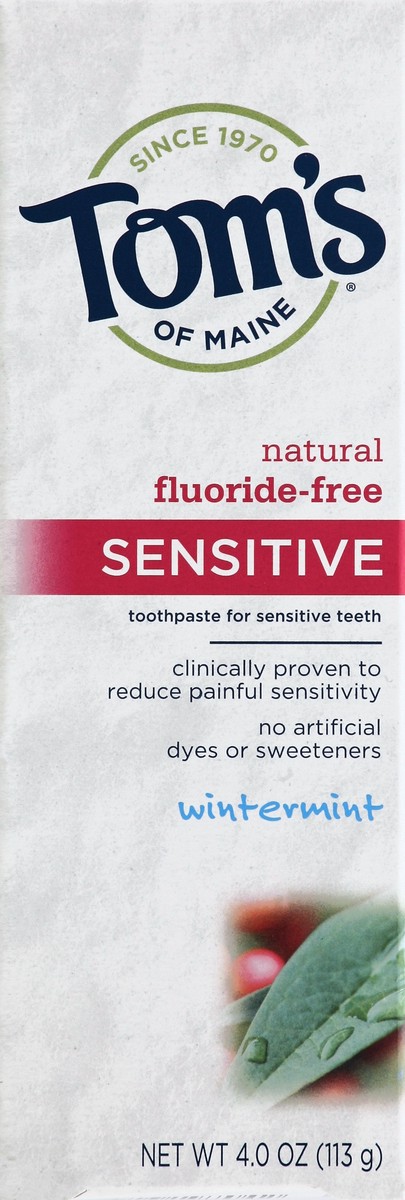 slide 3 of 5, Tom's Of Maine Wintermint Sensitive Toothpaste, 4 oz