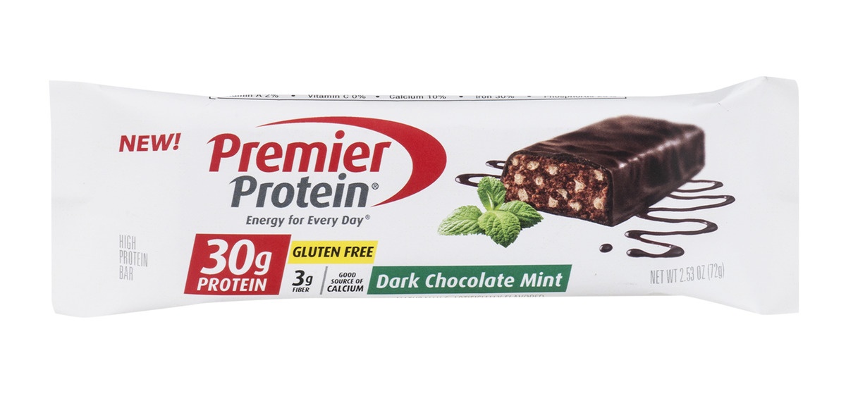 slide 1 of 1, Premier Protein High Protein Bar Dark Chocolate Mint, 2.53 oz