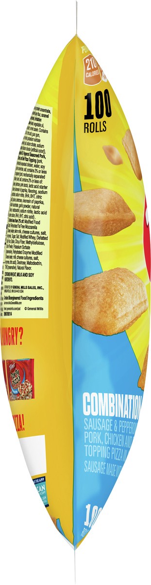 slide 11 of 11, Totino's Pizza Rolls, Combination Flavored, Frozen Snacks, 100 Rolls, 48.8 oz, 100 ct