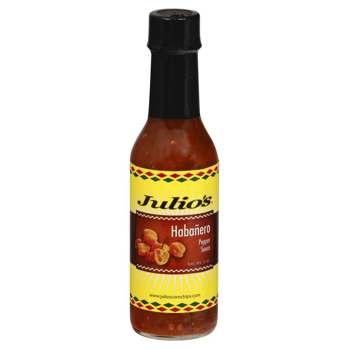 slide 1 of 10, Julio's Habanero Pepper Sauce, 5 oz