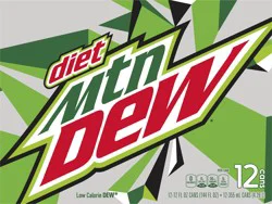Mountain Dew Diet Soda - 12 ct