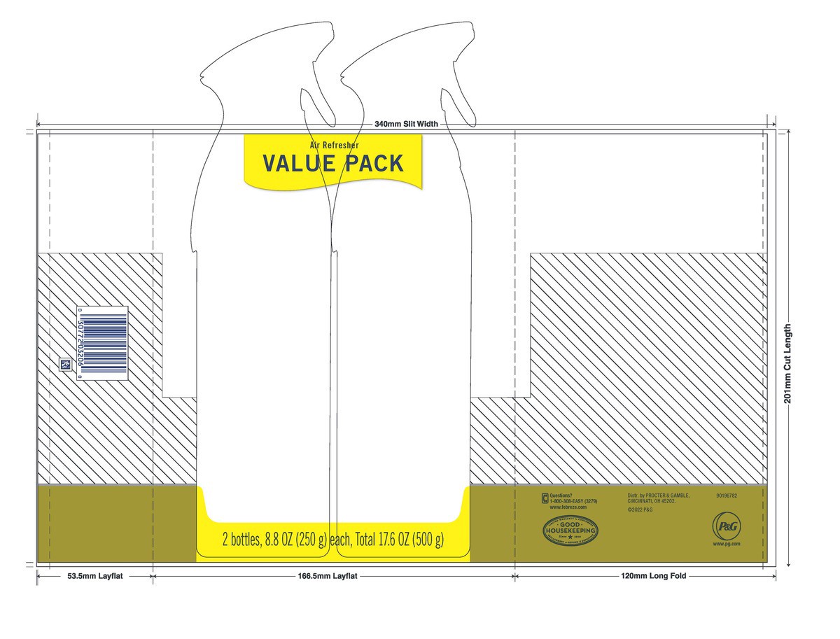 slide 8 of 8, Febreze Air Effects Odor-Eliminating Air Freshener Pumpkin Patch, 8.8 oz. Aerosol Can, Pack of 2, 2 ct