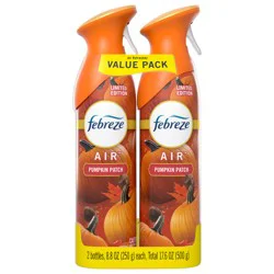 Febreze Air Effects Odor-Eliminating Air Freshener Pumpkin Patch, 8.8 oz. Aerosol Can, Pack of 2