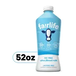 Fairlife Milk Ultra-Filtered Fat Free - 52 fl oz